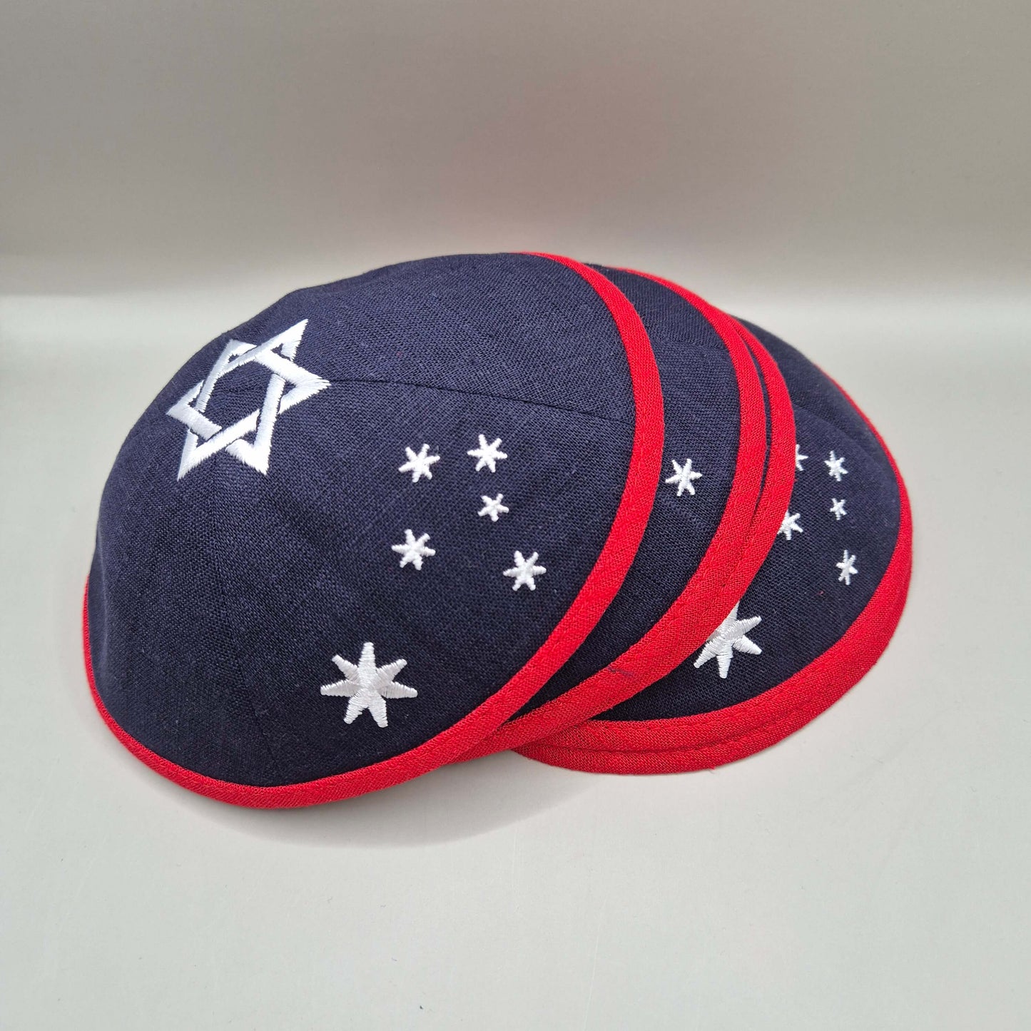 Unbreakable Spirit Kippah. Blue