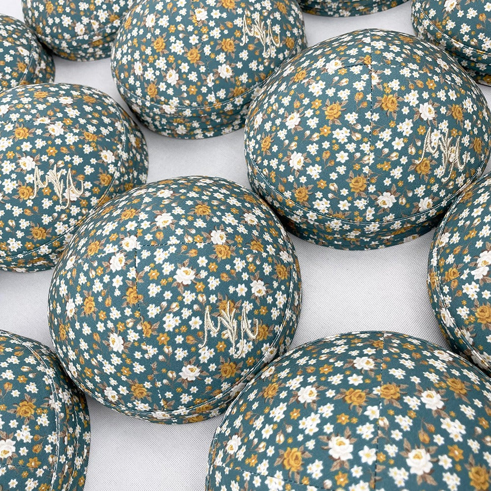 Beige & Green Botanic Print